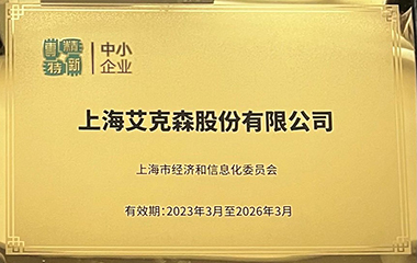 24/07/22 艾克森榮獲上?！皩＞匦隆睋Q熱設(shè)備企業(yè)證書，持續(xù)引領(lǐng)板式換熱行業(yè)與系統(tǒng)集成機(jī)組的創(chuàng)新發(fā)展